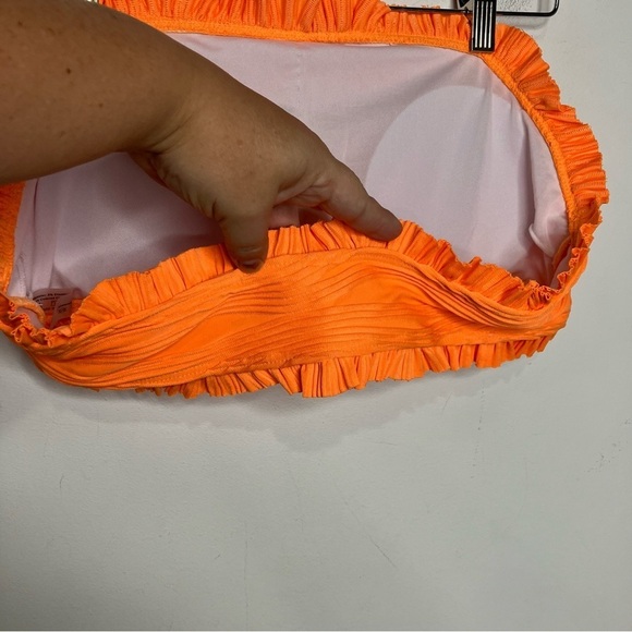 SHEIN textured bikini orange and black size 1XL - Picture 11 of 11